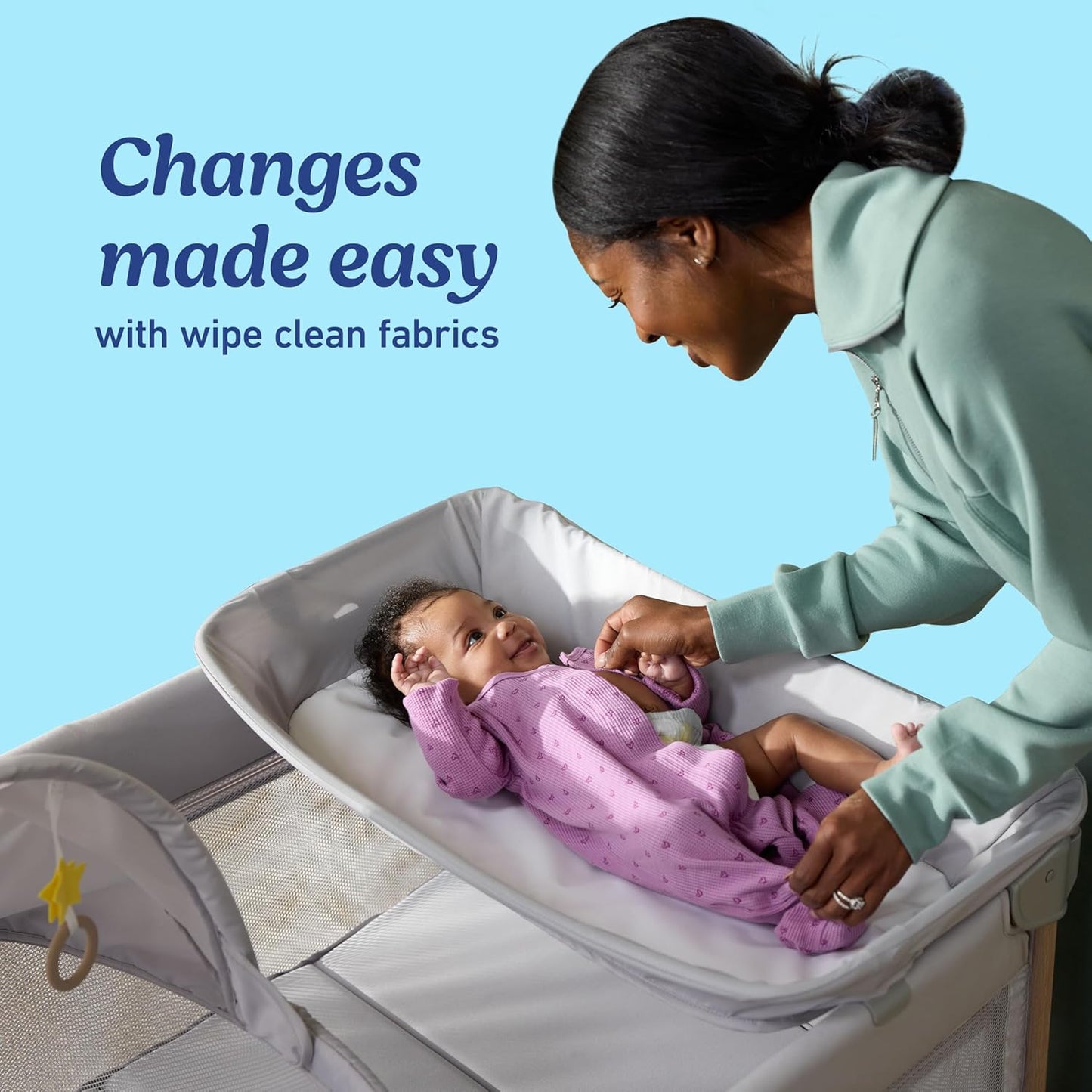 Graco Pack n’ Play CareSuite Playard (Sky) - Kidsy