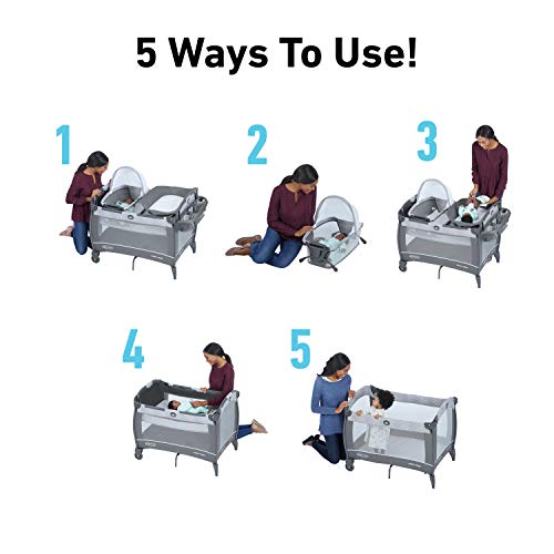 Graco Pack 'n Play Close2Baby Bassinet Playard (Derby) - Kidsy