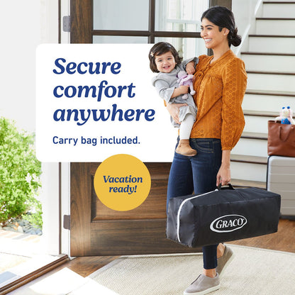 Graco Pack N' Play Close2Baby Seat Lux Playard (Soft Almond) - Kidsy