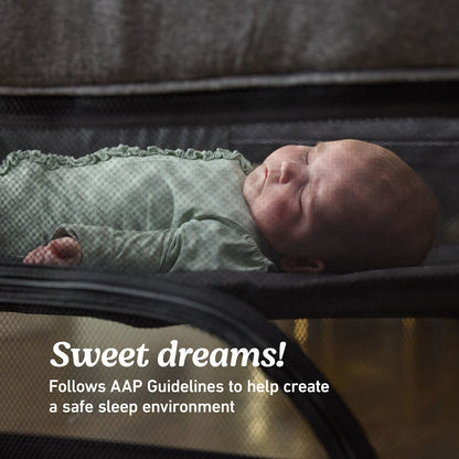 Graco Pack N' Play Close2Baby Seat Lux Playard (Soft Almond) - Kidsy