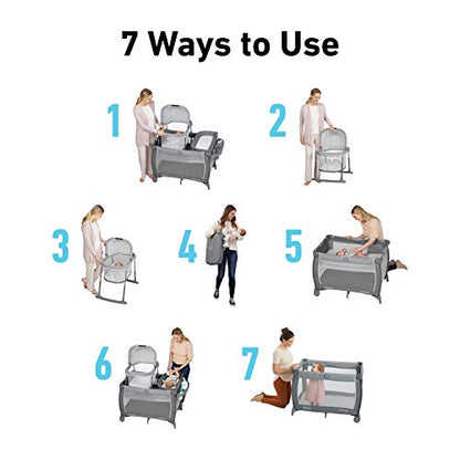 Graco Pack 'n Play Day2Dream Travel Bassinet Playard (Lo Lo) - Kidsy