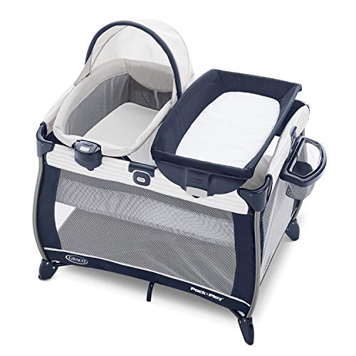 Graco Pack 'n Play Quick Connect Portable Bassinet Playard (Alex) - Kidsy