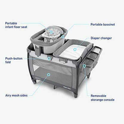 Graco Pack 'n Play Sit 'N Grow Playard (Lenny) - Kidsy