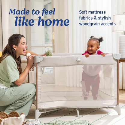 Graco Pack 'n Play Travel Dome Lux Playard (Linden) - Kidsy