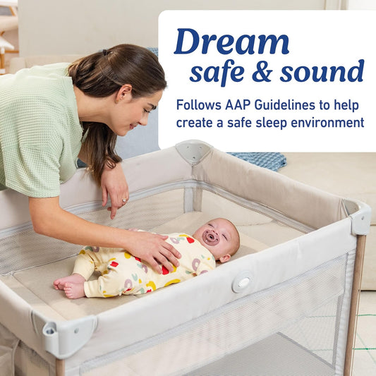 Graco Pack 'n Play Travel Dome Lux Playard (Linden) - Kidsy