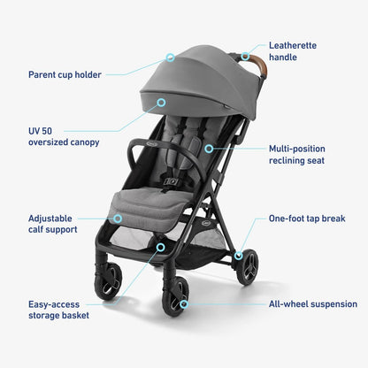 Graco Ready2Jet Compact Auto-Fold Stroller (Kingston) - Kidsy
