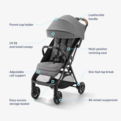 Graco Ready2Jet Compact Stroller with Automatic Fold (Kingston) - Kidsy
