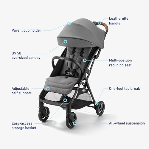 Graco Ready2Jet Compact Stroller(Geo Pop) - Kidsy