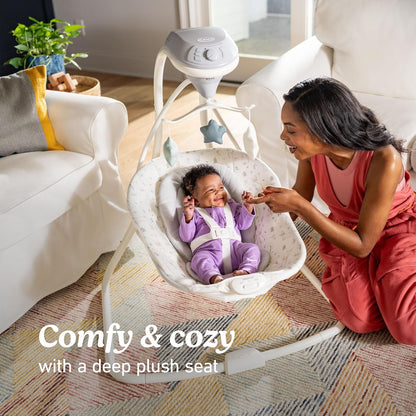 Graco Simple Sway Portable Baby Swing (Blythe) - Kidsy