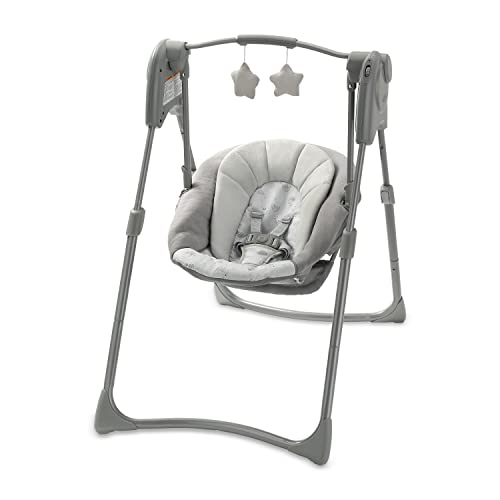 Graco Slim Spaces Compact Baby Swing (Reign) - Kidsy