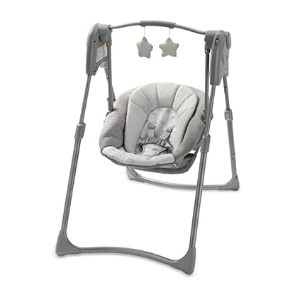Graco Slim Spaces Compact Baby Swing (Reign) - Kidsy