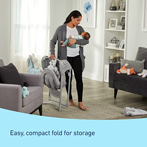 Graco Slim Spaces Compact Baby Swing (Reign) - Kidsy