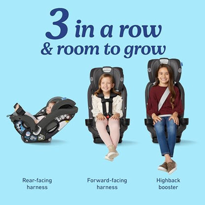 Graco SlimFit3 LX 3 - in - 1 Slim Car Seat (Kunningham 2.0) - Kidsy