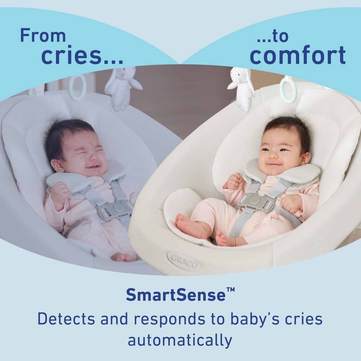 Graco Smart Sense Soothing Baby Swing (Rori) - Kidsy