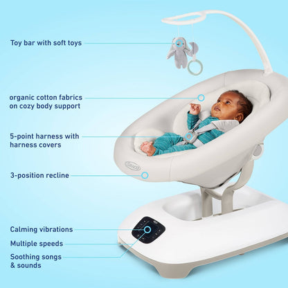 Graco Smart Sense Soothing Baby Swing (Rori) - Kidsy