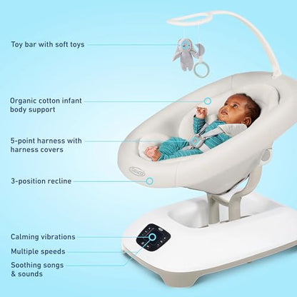 Graco SmartSense Baby Swing with Cry Detection (Rori) - Kidsy