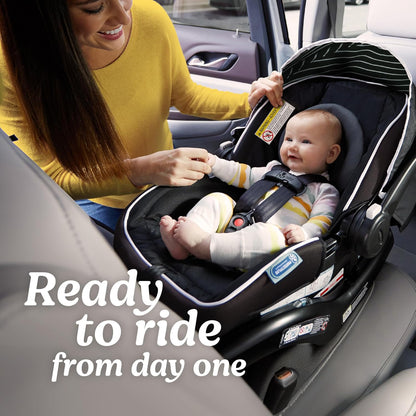 Graco SnugRide Lite LX Infant Car Seat (Lilac Mod) - Kidsy