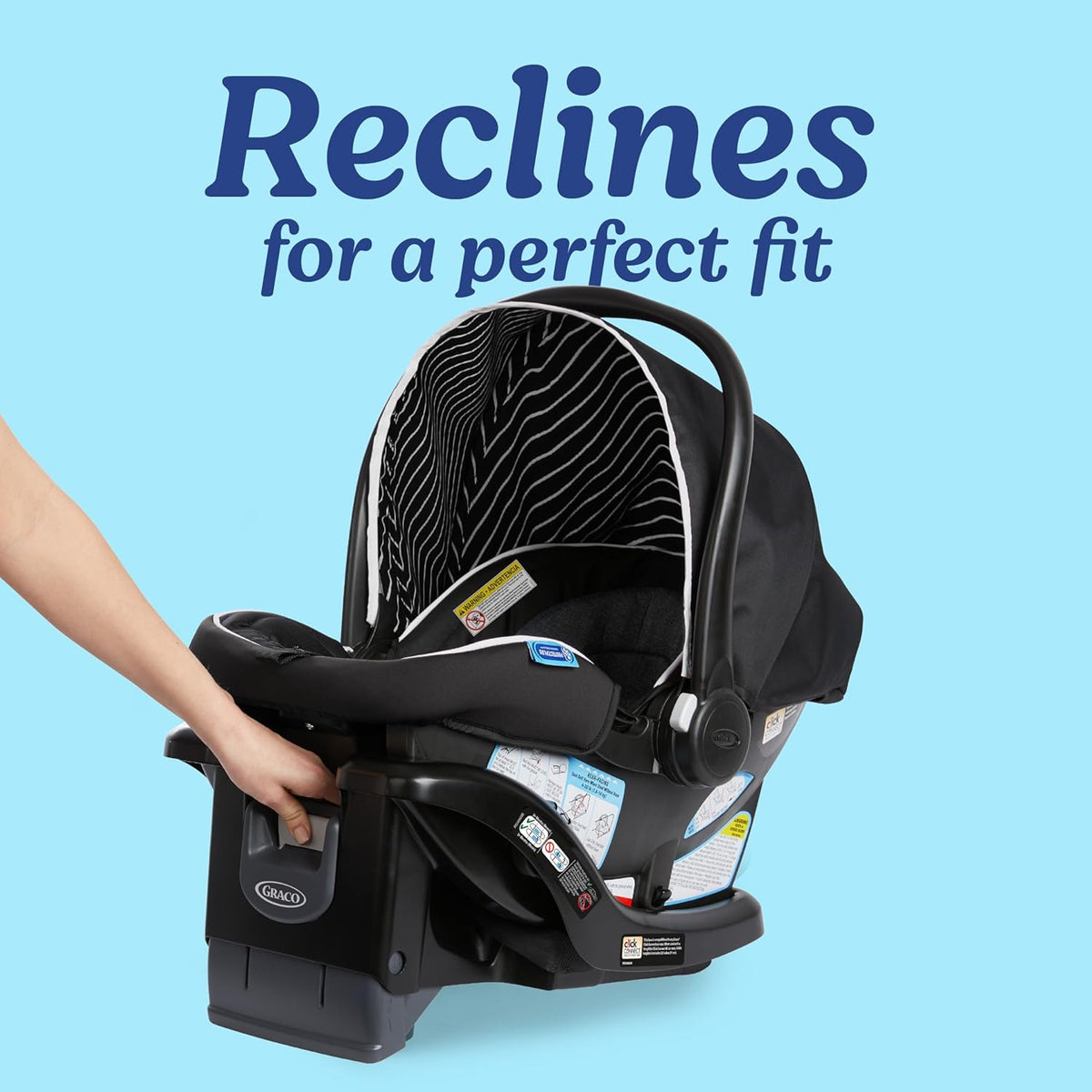 Graco SnugRide Lite LX Infant Car Seat (Lilac Mod) - Kidsy