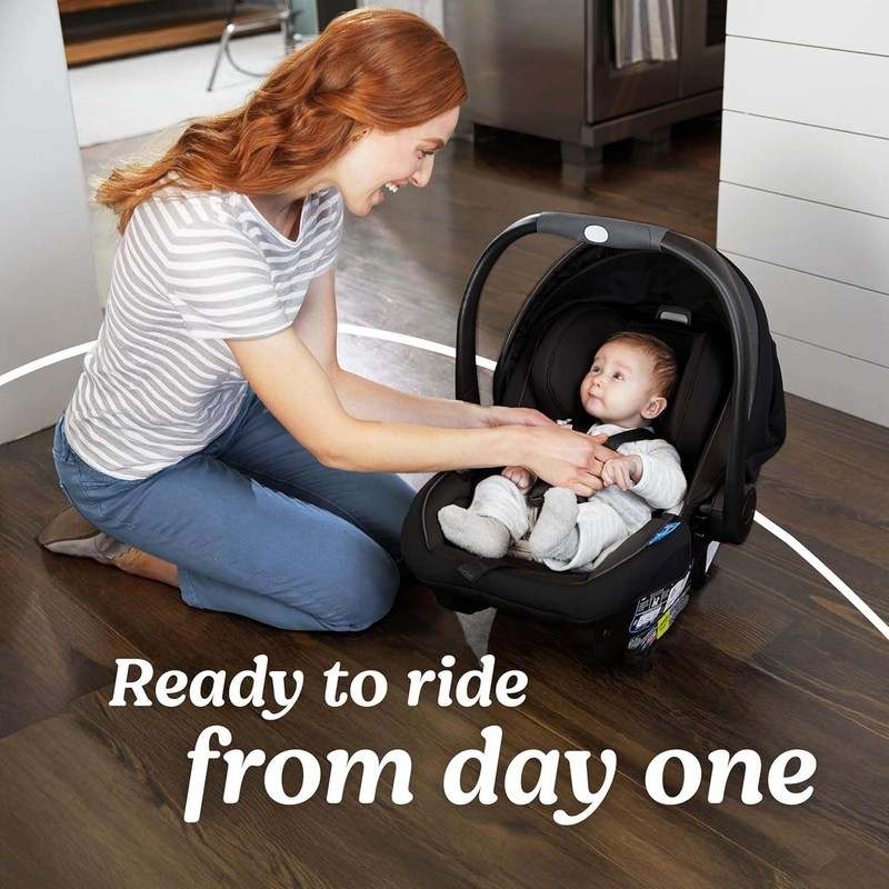 Graco SnugRide SnugFit 35 DLX Infant Car Seat (Spencer) - Kidsy