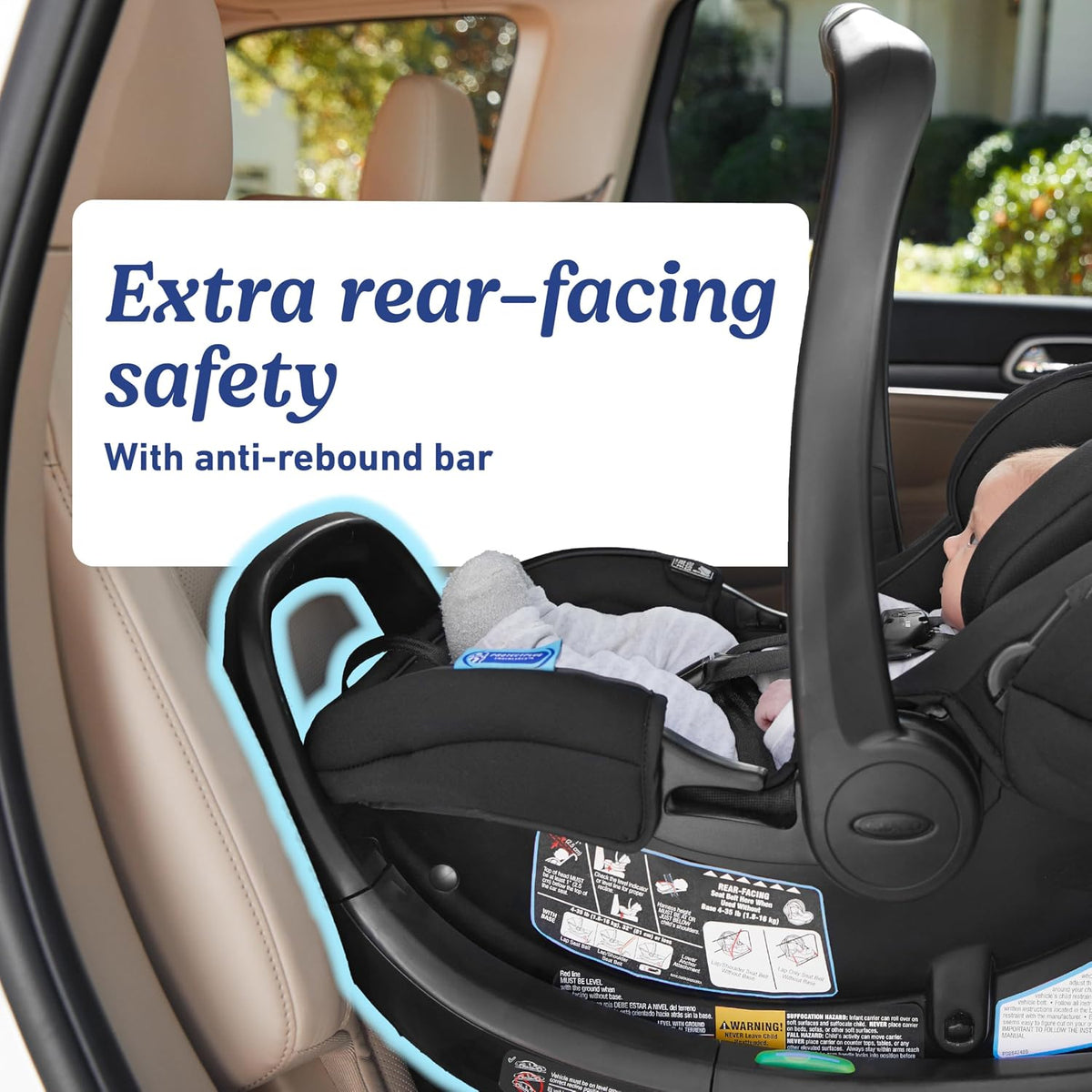 Graco SnugRide SnugFit 35 DLX Infant Car Seat (Spencer) - Kidsy