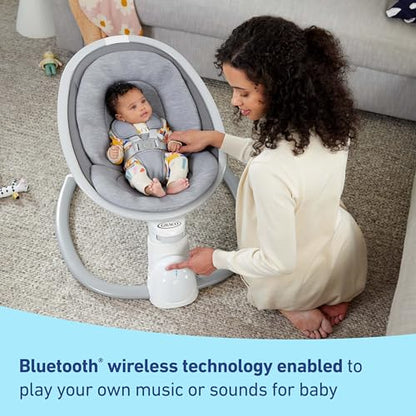 Graco Soothe 'n Sway Bluetooth 3 - in - 1 Baby Swing (Luca) - Kidsy