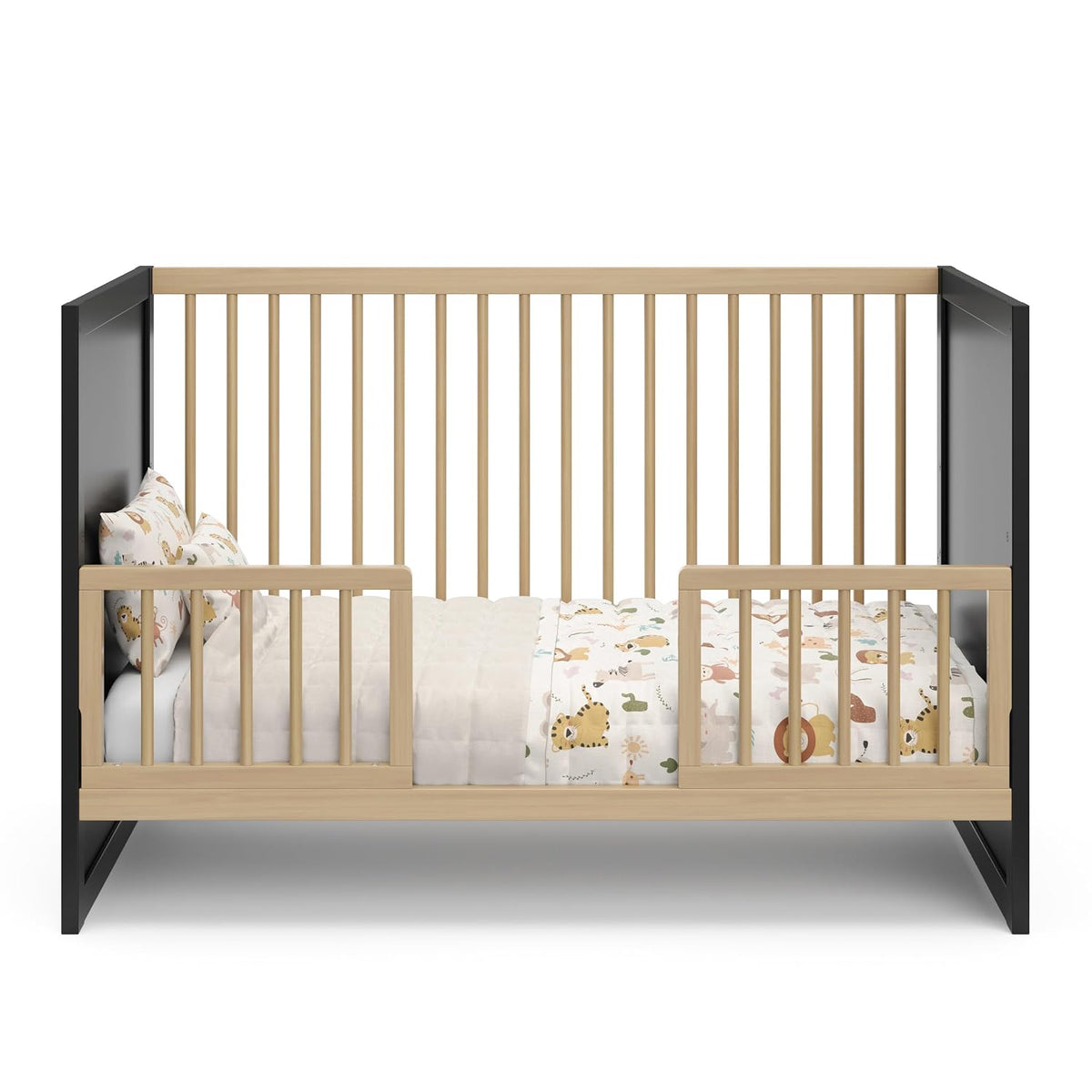 Graco Storkcraft Toddler Safety Guardrail Kit (Dowels) - Driftwood - Kidsy
