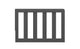 Graco Storkcraft Toddler Safety Guardrail with Slats (Gray) - Kidsy