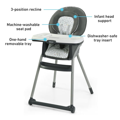 Graco Table2Table LX 6 - in - 1 Highchair (Willows) - Kidsy