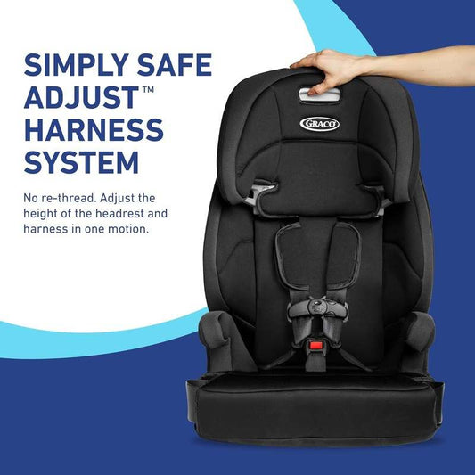 Graco Tranzitions 3 in 1 Harness Booster Car Seat (Black) - Kidsy