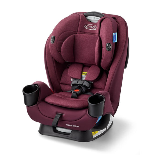 Graco TrioGrow SnugLock 3 - in - 1 Car Seat (Aria, Maroon) - Kidsy