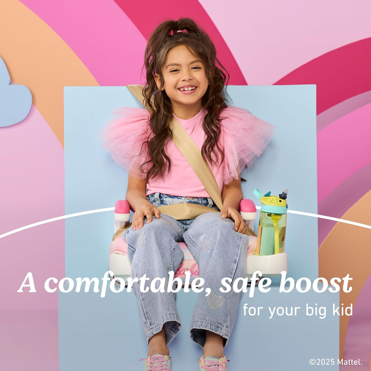 Graco TurboBooster 2.0 Backless Booster Car Seat (Barbie Painterly) - Kidsy