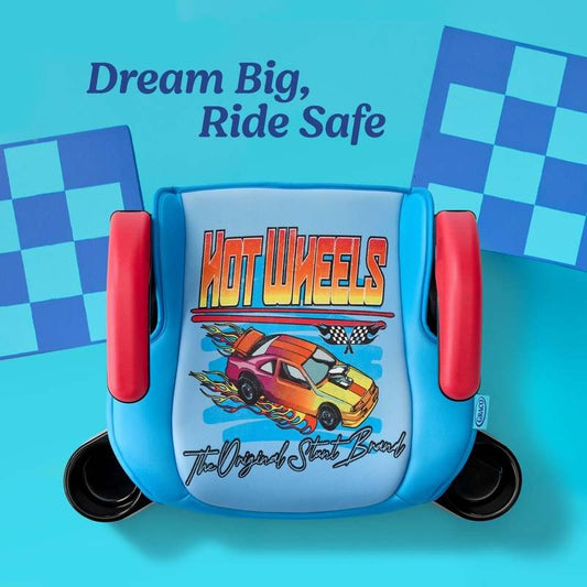 Graco Turbobooster 2.0 Backless Booster Car Seat (Hot Wheels Vintage) - Kidsy