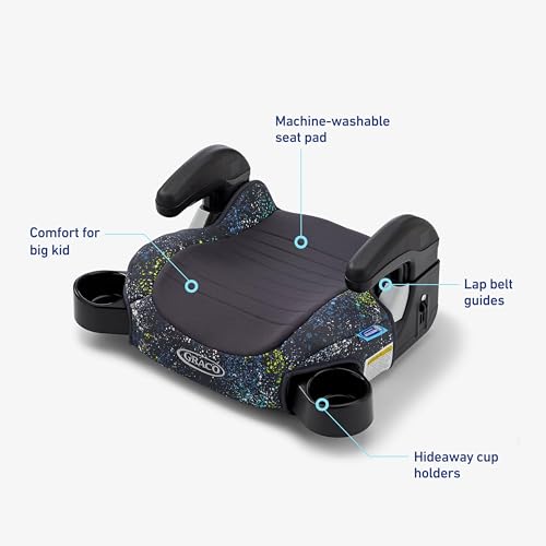 Graco Turbobooster 2.0 Backless Booster Seat (Splatter Art) - Kidsy