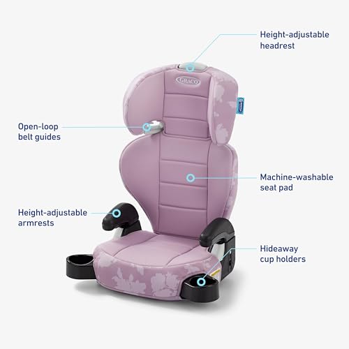 Graco TurboBooster 2.0 Highback Booster Seat, Lilac Mod - Kidsy