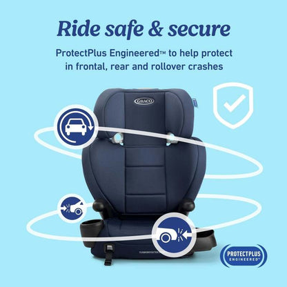 Graco TurboBooster Stretch2Fit Booster Seat (Mariner) - Kidsy