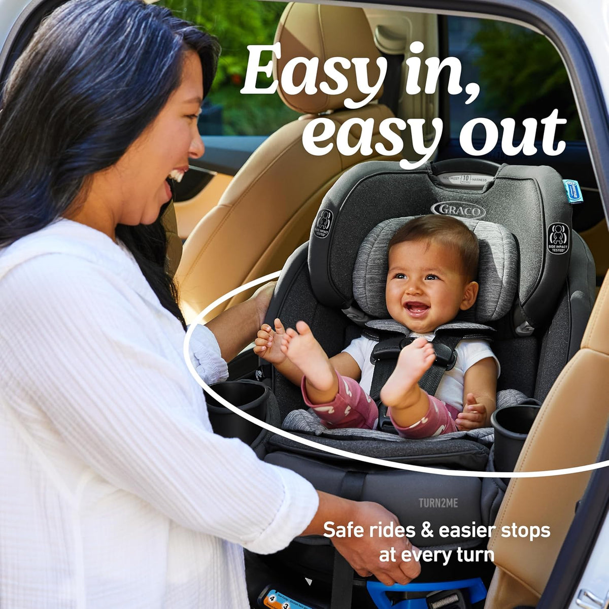 Graco Turn2Me 3-in-1 Convertible Car Seat (London) - Kidsy