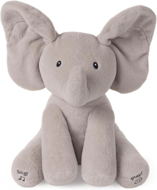 GUND Baby Animated Flappy Elephant Plush 12 Inch (Gray) - Kidsy