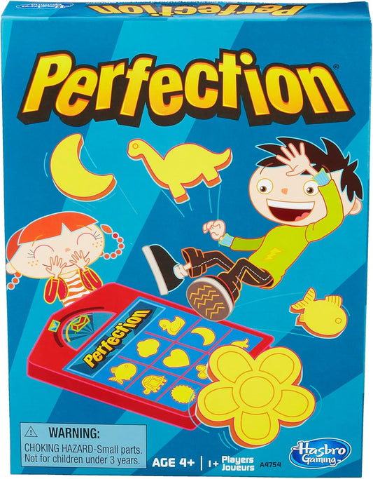 Hasbro Gaming Perfection Board Game 4 Years and Up - Kidsy