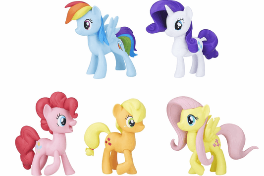 Hasbro My Little Pony Friendship Is Magic Meet the Mane 5 Figure Set - Kidsy