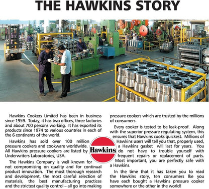 Hawkins Aluminium 10 Litre Classic Pressure Cooker (10.6 Quarts) - Kidsy