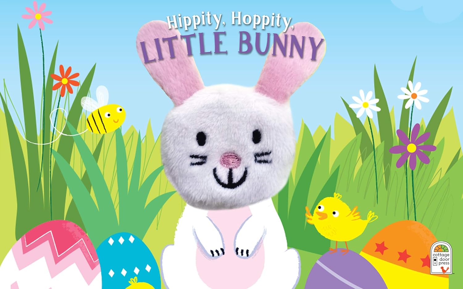 Hippity Hoppity Little Bunny Finger Puppet Board Book - Kidsy