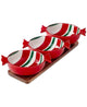 Holiday Lane Candy Bowls with Wood Tray, Set of 3 - Kidsy