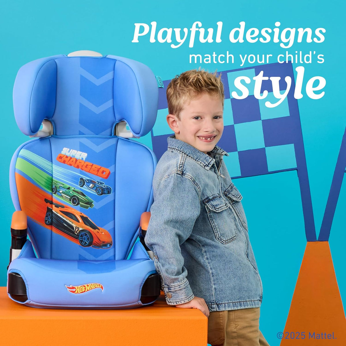 Hot Wheels x Graco Turbobooster 2.0 High Back Booster Seat - Kidsy