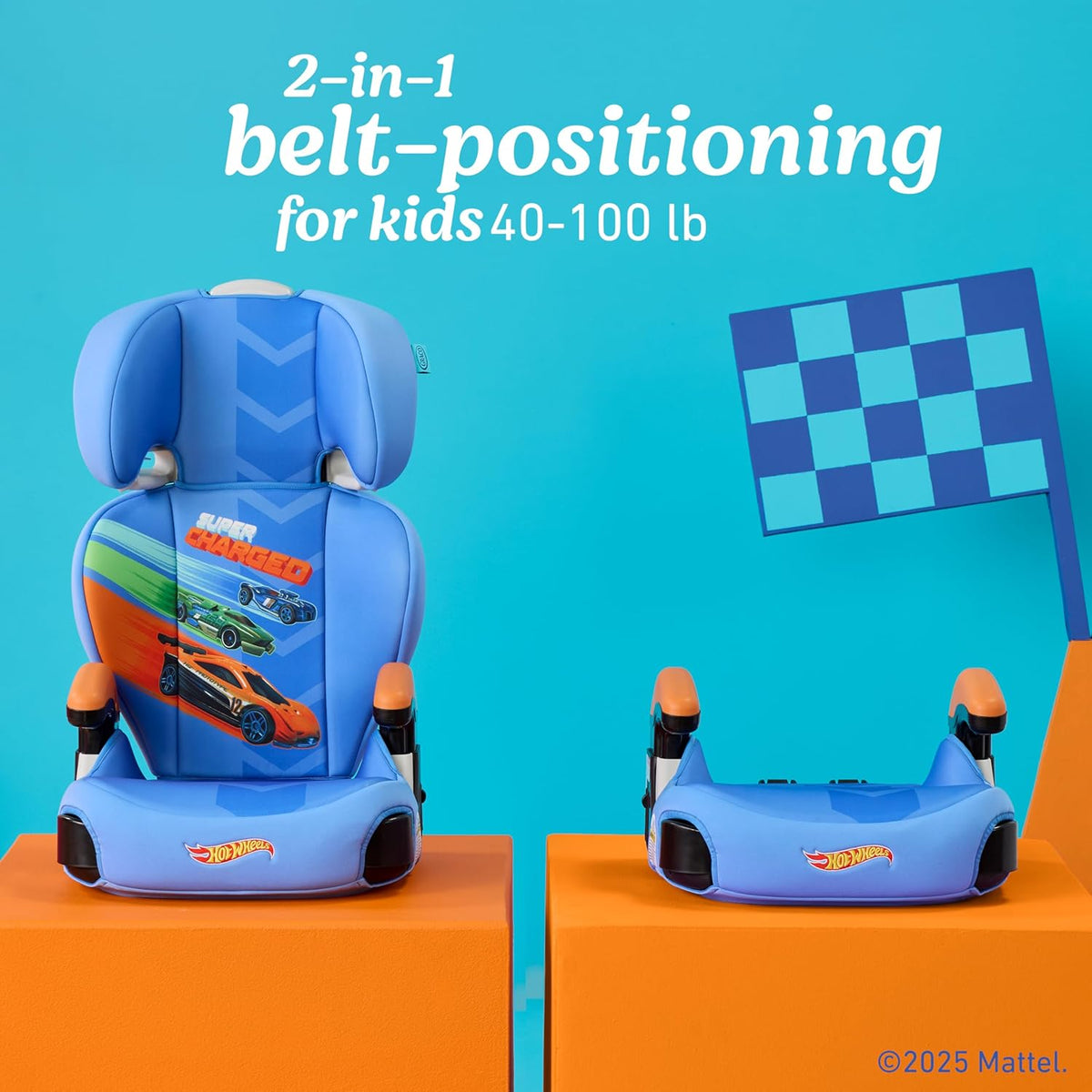 Hot Wheels x Graco Turbobooster 2.0 High Back Booster Seat - Kidsy