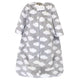 Hudson Baby Plush Sleeping Bag – 0–6M (Gray Clouds) - Kidsy