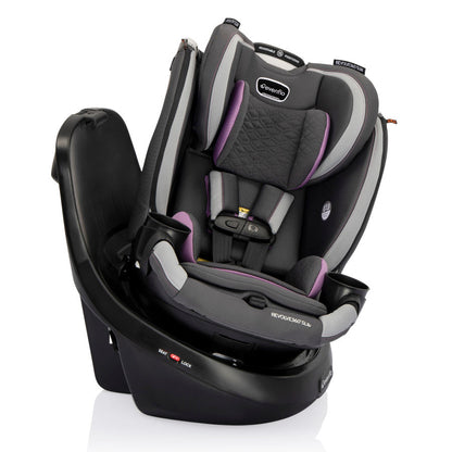 New Revolve360 Slim 2-in-1 Rotational Car Seat with Quick Clean Cover