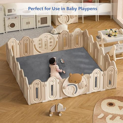 Huloo Sleep Memory Foam Baby Play Mat (Dark Gray) - Kidsy