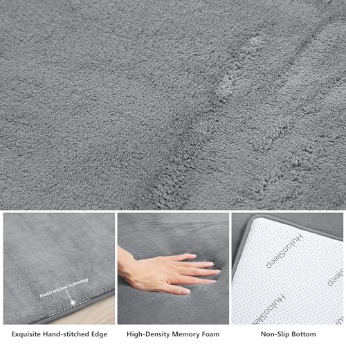 Huloo Sleep Memory Foam Baby Play Mat (Dark Gray) - Kidsy