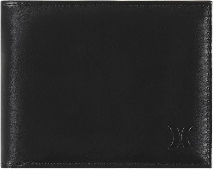 New Hurley Men's Contemporary Wallet (Black, One Size)
