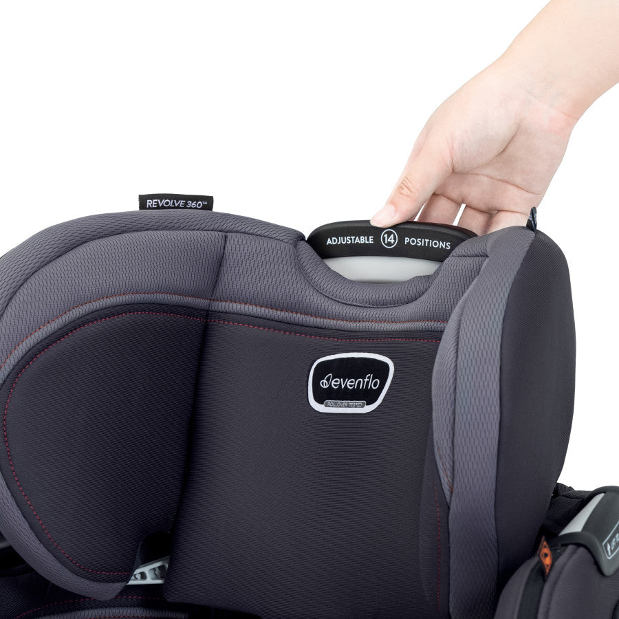 New Revolve360 Extend Rotational All-in-One Convertible Car Seat with Quick Clean Cover